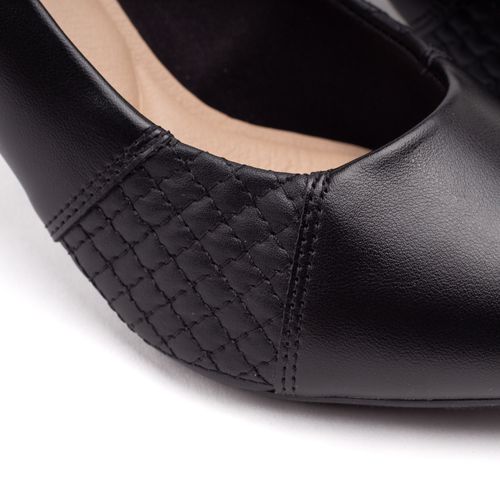 Scarpin Feminino Modare Detalhe Matelassê Preto
