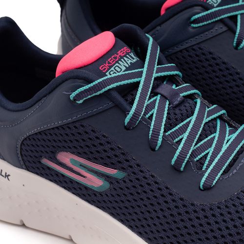 Tênis Feminino Skechers Go Walk Flex Marinho/rosa