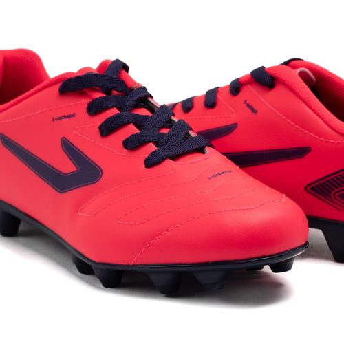 Chuteira Campo Feminina Topper Cup VII Pink/marinho