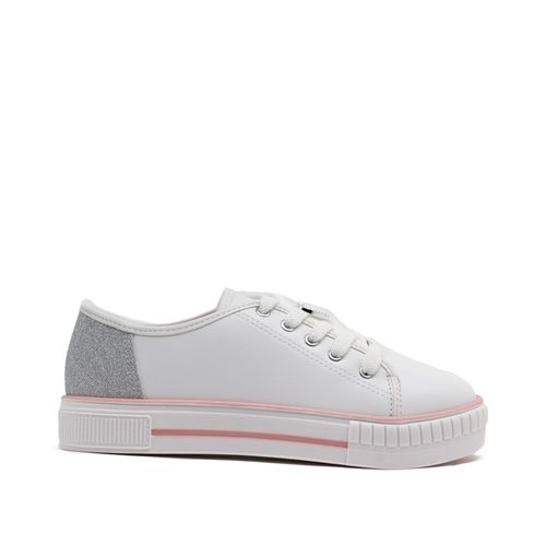 Tênis Infantil Molekinha com Detalhe em Glitter Branco