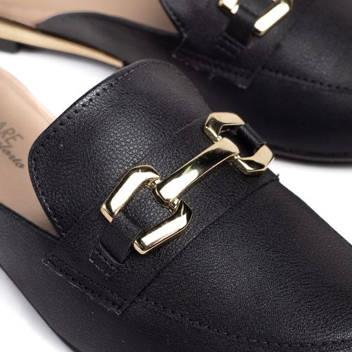 Mule Feminino Modare com Detalhe Metalizado Preto