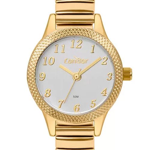 Relógio Feminino Condor Mini Analógico Copc21jmd/k4k com Conjunto Dourado