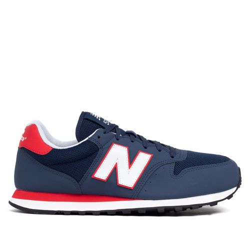 Tênis Masculino New Balance 500v2 Marinho/vermelho