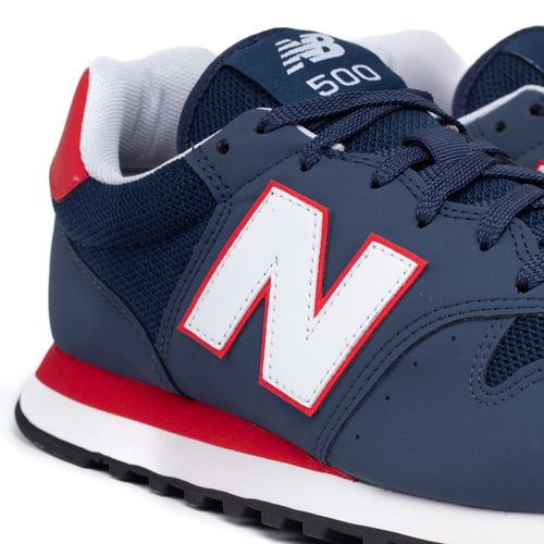 Tênis Masculino New Balance 500v2 Marinho/vermelho