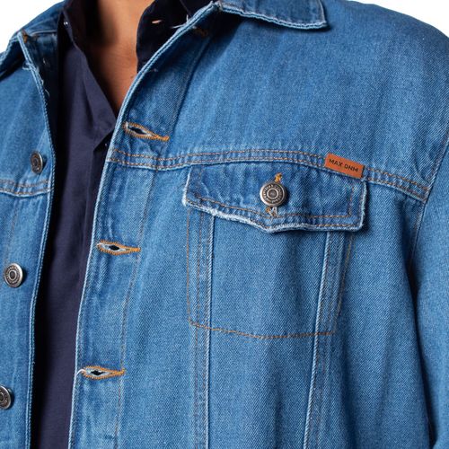 Jaqueta Jeans Masculina Max Denim Azul