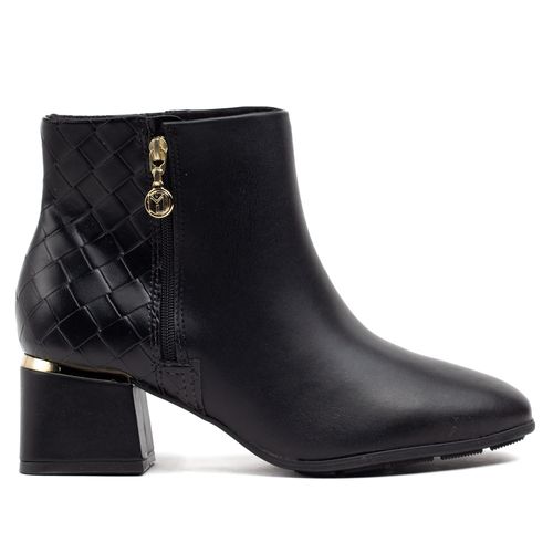 Bota Feminina Modare Cano Curto Tresse Preto