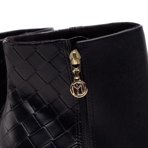 Bota Feminina Modare Cano Curto Tresse Preto
