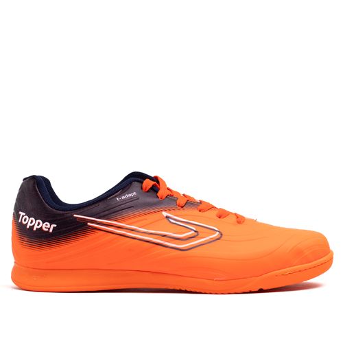 Chuteira Futsal Topper Forza III Laranja/marinho