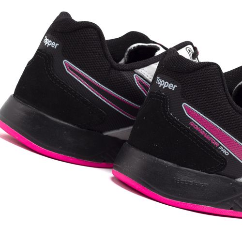 Chuteira Futsal Topper Dominator Pro V Branco/pink