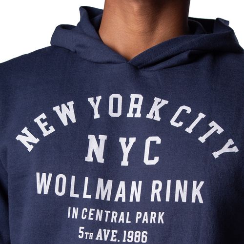Blusão de Moletom Masculino Desayner com Capuz NYC Marinho