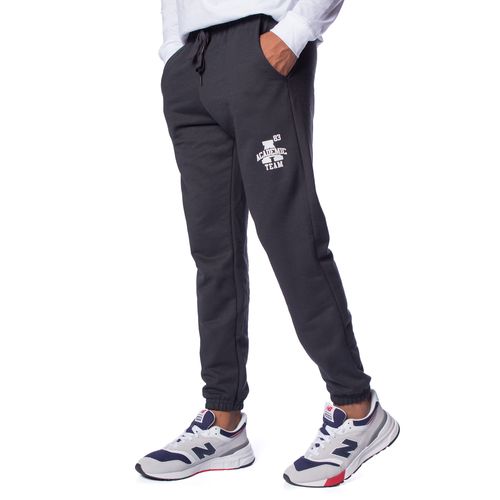 Calça de Moletom Masculina Desayner Academic Cinza Escuro