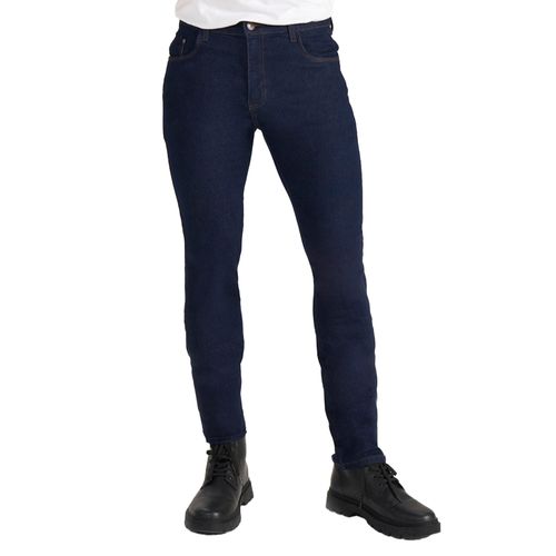 Calça Jeans Masculina Max Denim Slim Básica Azul Escuro