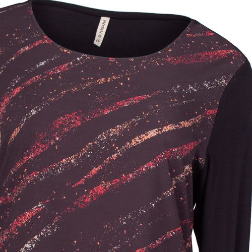 Blusa Feminina Cativa Plus Size Estampada Preto