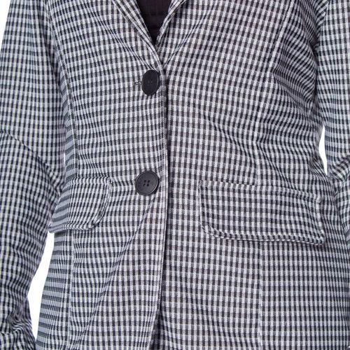 Blazer Feminino Averzzy Xadrez Preto/branco