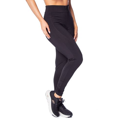 Legging Feminina Estilo do Corpo Gym Brilho Preto