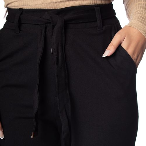 Calça Feminina Rovitex Endless Jogger com Cinto Preto