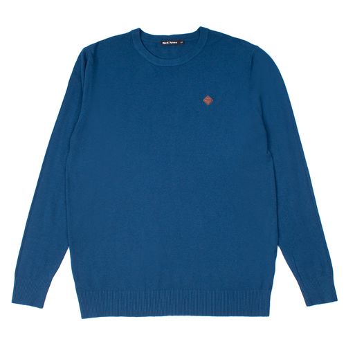 Suéter Masculino Red Nose Plus Size Gola Redonda Azul