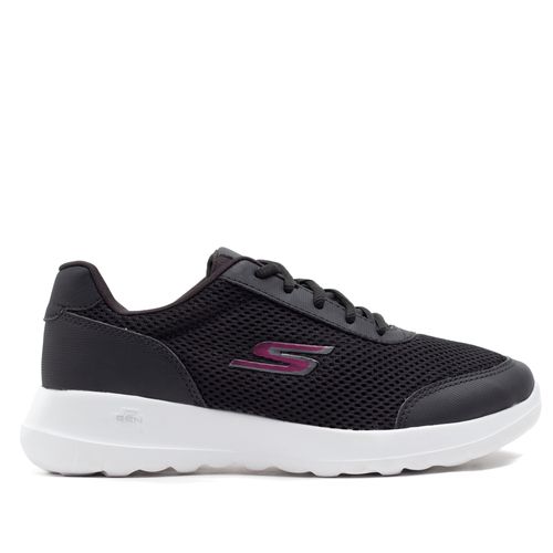 Tênis Feminino Skechers GOwalk Joy Preto/rosa