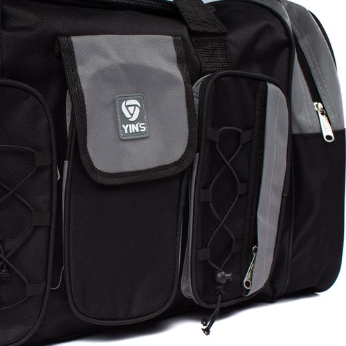 Sacola de Viagem Yins Grande Preto/cinza