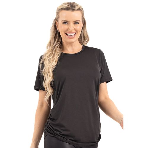 Blusa Feminina Estilo do Corpo Fit Line Preto