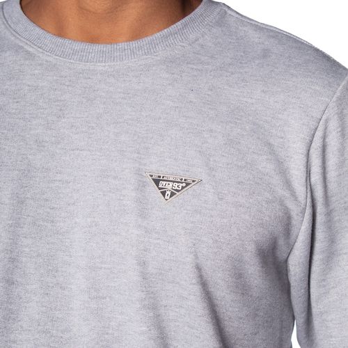 Blusão de Moletom Masculino Over Surf Careca Básico Cinza