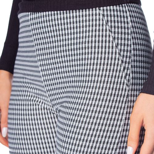 Calça Legging Feminina Averzzy Xadrez Preto/branco