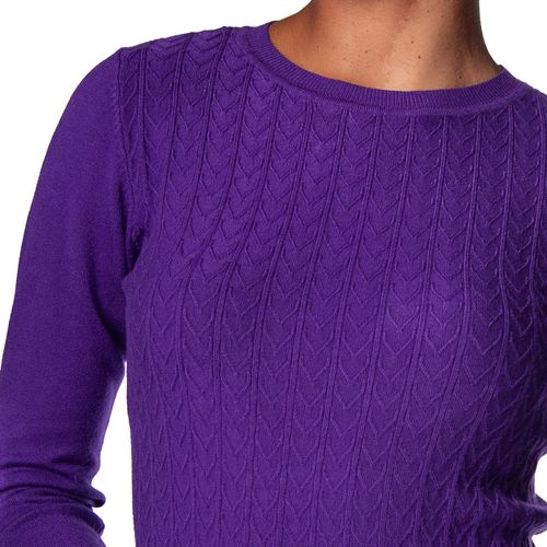 Blusa Feminina Facinelli Tricot Textura Roxo