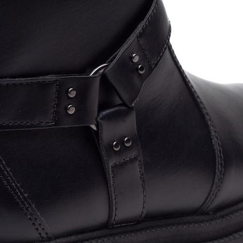 Bota Feminina Ramarim Tratorada com Tiras Preto