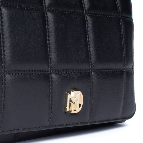 Bolsa Feminina Modare Transversal Matelassê Pequena Preto