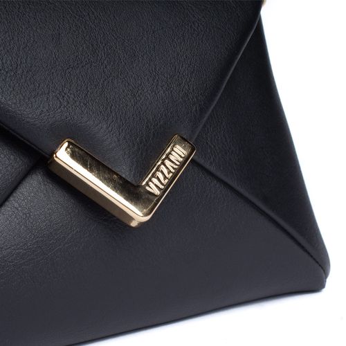 Bolsa Feminina Vizzano Transversal Corrente Pequena Preto