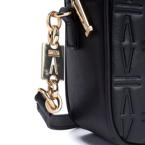 Bolsa Feminina Vizzano Transversal Pequena Monograma Preto