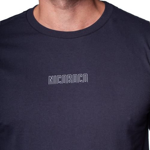 Camiseta Masculina Nicoboco Manga Longa Surfing Marinho