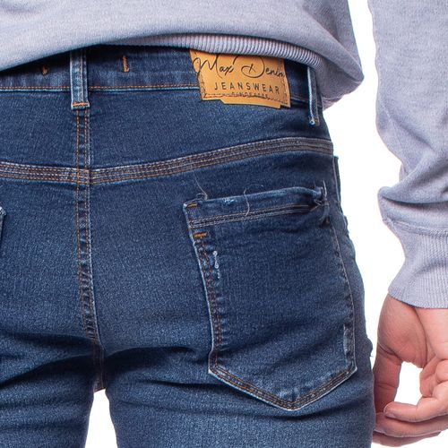 Calça Jeans Masculina Max Denim Super Skinny Azul