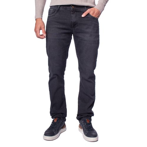 Calça Jeans Masculina Pitt Slim Fit Preto