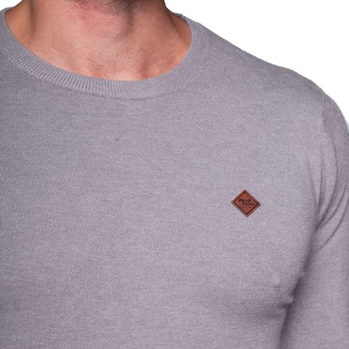 Suéter Masculino Red Nose Gola Redonda Cinza