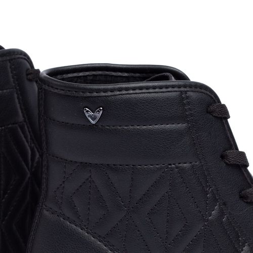 Coturno Feminino  Mississipi Matelassê Preto