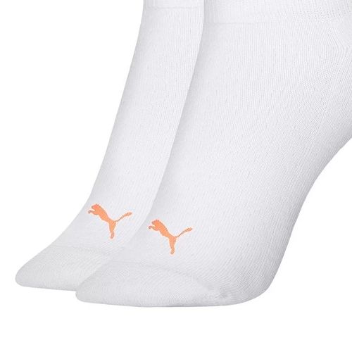 Meia Feminina Puma Sapatilha Esportiva Branco/laranja