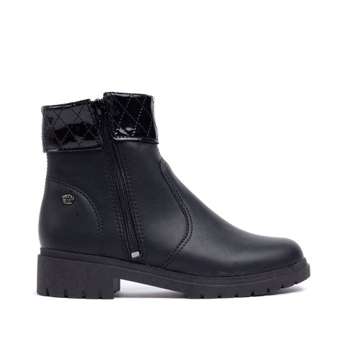 Bota Infantil Pink Cats com Zíper Preto