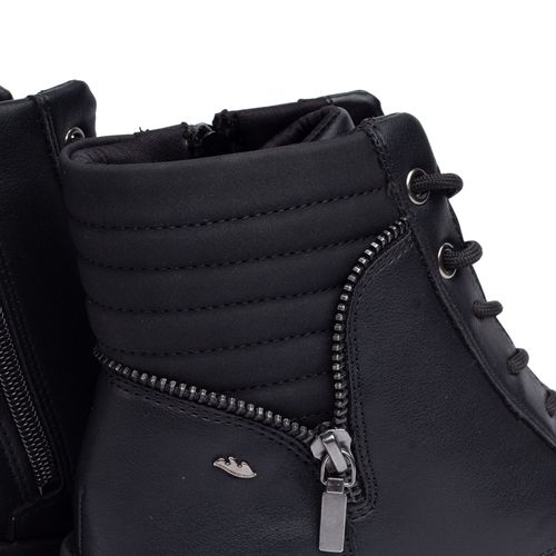 Coturno Feminino Dakota com Zíper Lateral Preto
