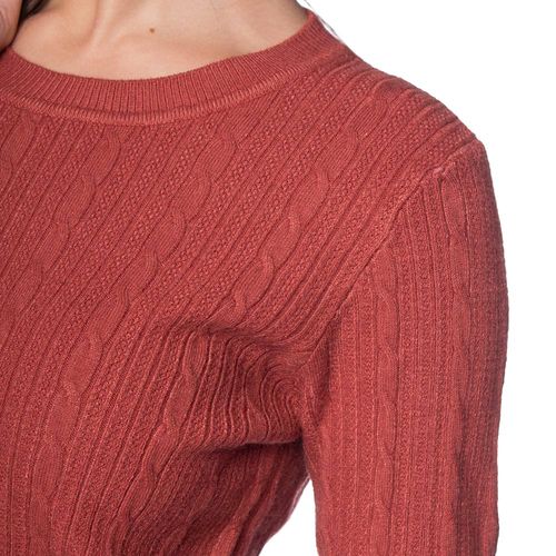 Blusa Feminina Facinelli Tricot Gola Redonda Telha