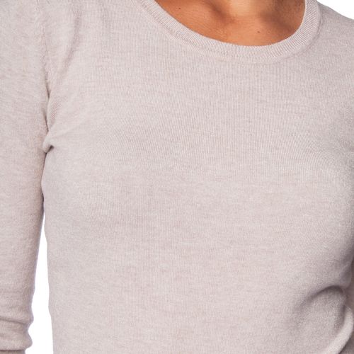 Blusa Feminina Facinelli Tricot Básica Lisa Caqui