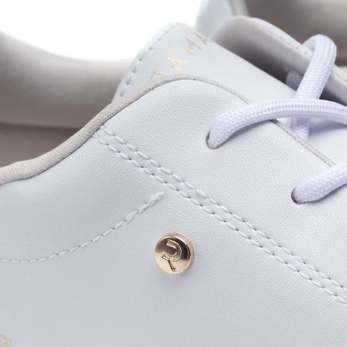 Tênis Feminino Ramarim Flatform Branco/dourado
