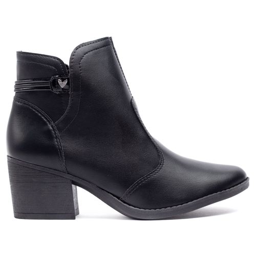 Bota Feminina Mississipi de Cano Curto Preta