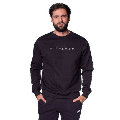 Blusão de Moletom Masculino Nicoboco Careca Preto