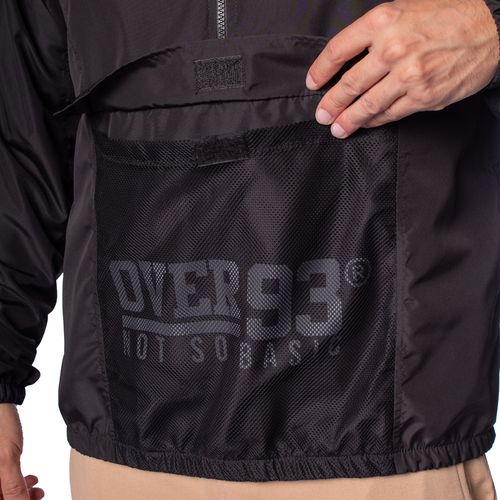 Corta Vento Masculino Over Surf com Bolso Frontal Preto