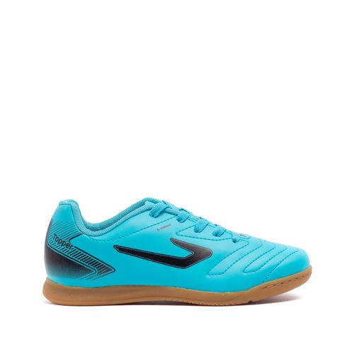 Chuteira Futsal Infantil Topper Cup VII Azul/Preto