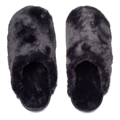 Pantufa Feminina Pegada Peluciada Preto
