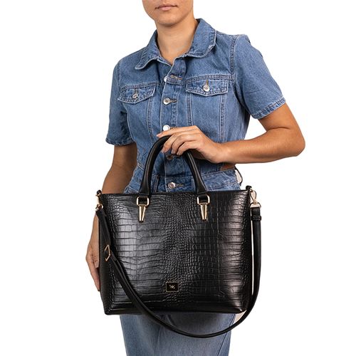 Bolsa Feminina Rafitthy Tote Grande Preta