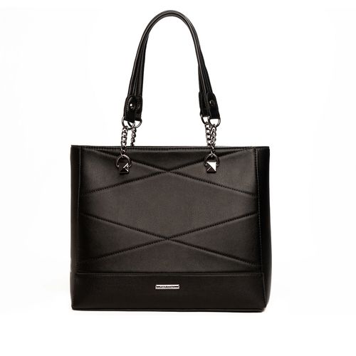 Bolsa Feminina Rafitthy Tote Média Preta