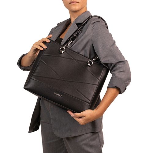Bolsa Feminina Rafitthy Tote Média Preta